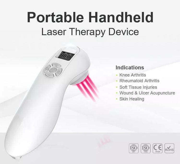 Veterinary Portable Laser Class 3b Hnc 808nm Therapeutic 650nm Soft Laser Medical Laser for Pain Relief