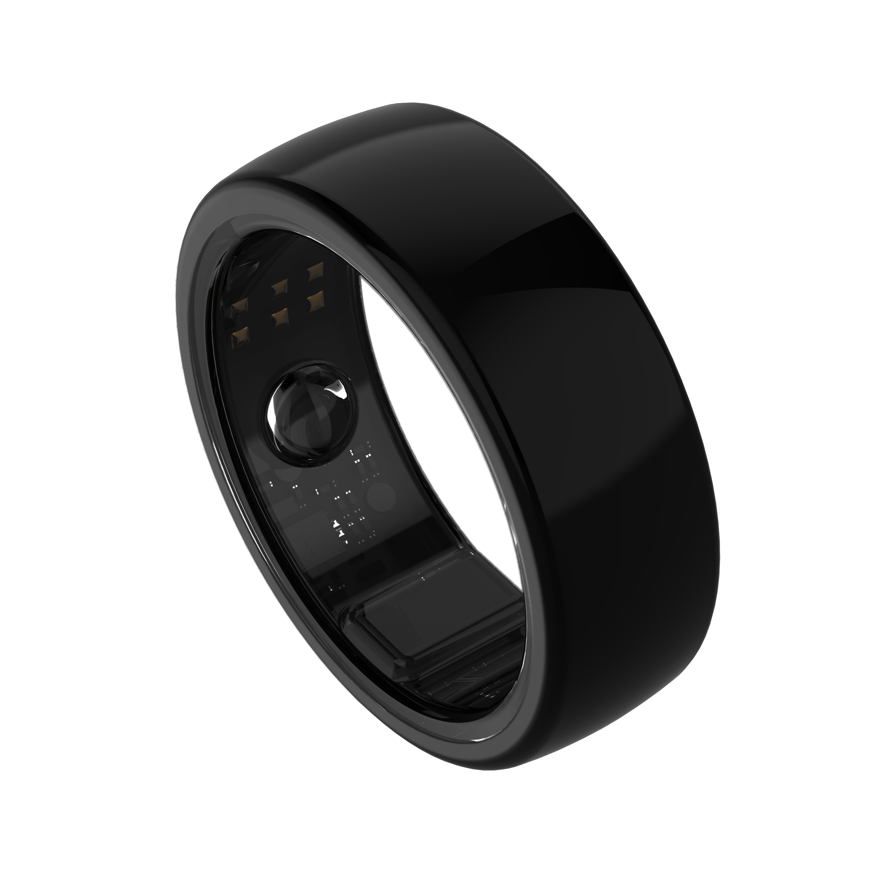 Innovative Electronics Smart Health Ring With Blood Oxygen Heart Rate Monitoring Pedometer Calorie Body Temperature Detection