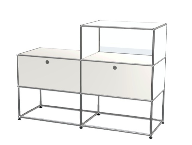 Modular Furniture Metal Shelving & Storage Cabinet for Living room Bed room