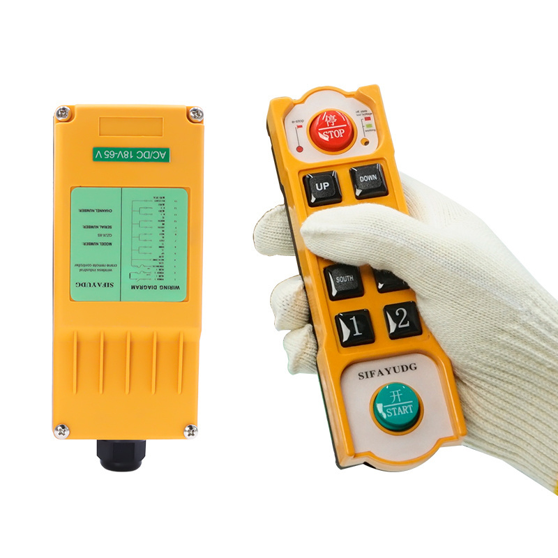 Factory direct selling 12v 24v 433mhz electric hoist waterproof industrial wireless remote control switch