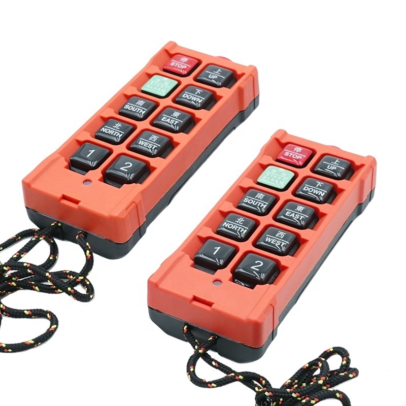 GKJX-8S 8 buttons single speed waterproof crane industrial wireless radio remote control for electric hoist winch