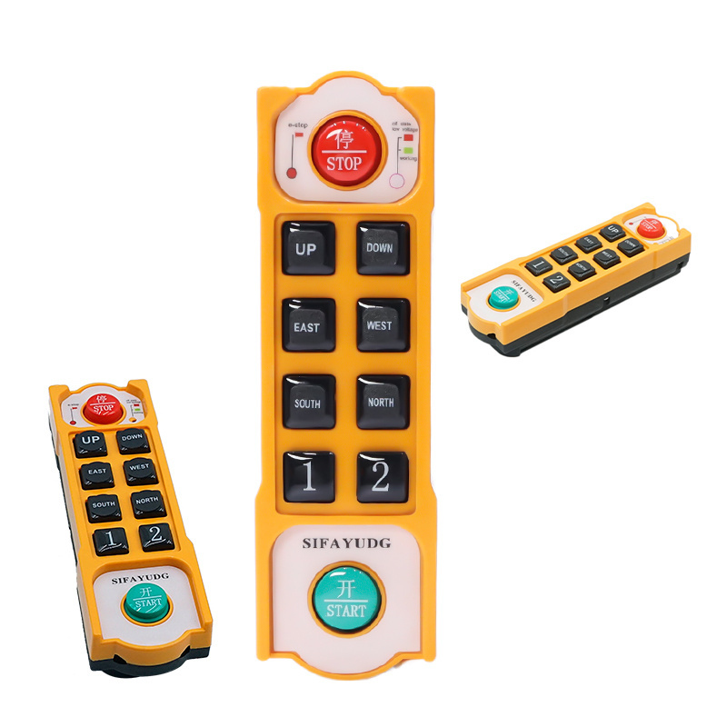 Factory direct selling 12v 24v 433mhz electric hoist waterproof industrial wireless remote control switch