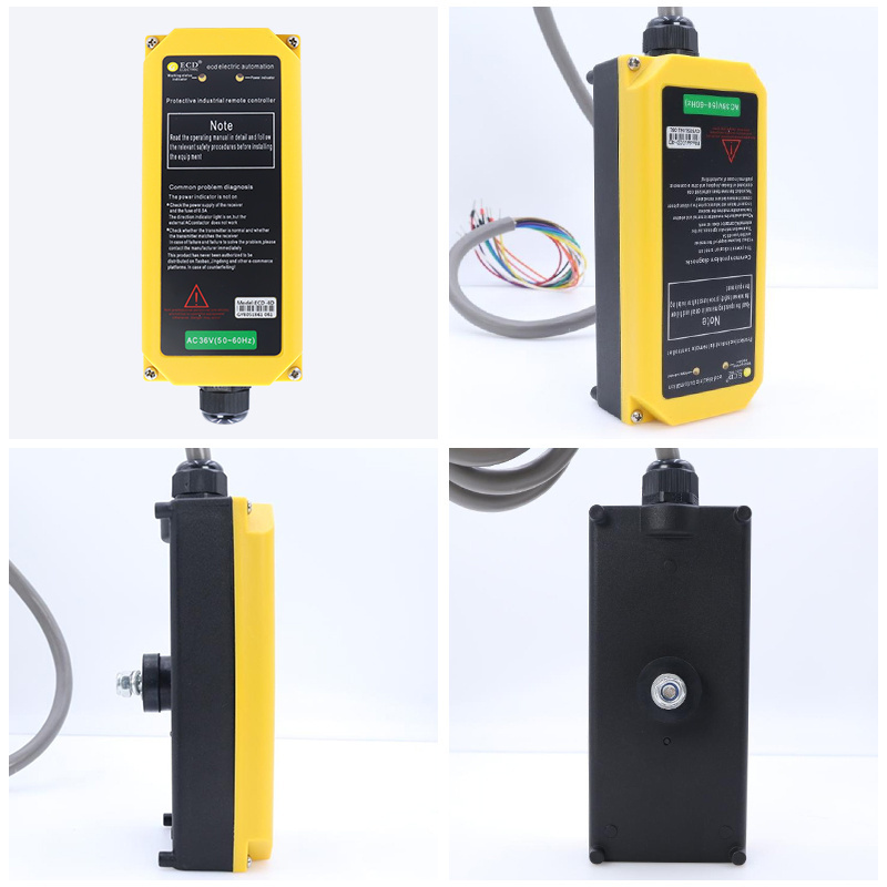 Good quality and cheap ECD-4D 4 double buttons industrial overhead crane radio wireless remote control