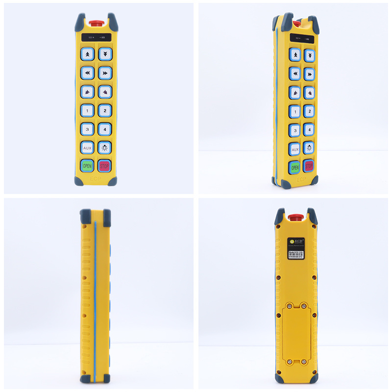 ECD-12D+ 12 double buttons lifting handing winch forklift electric hoist overhead crane radio industrial wireless remote control