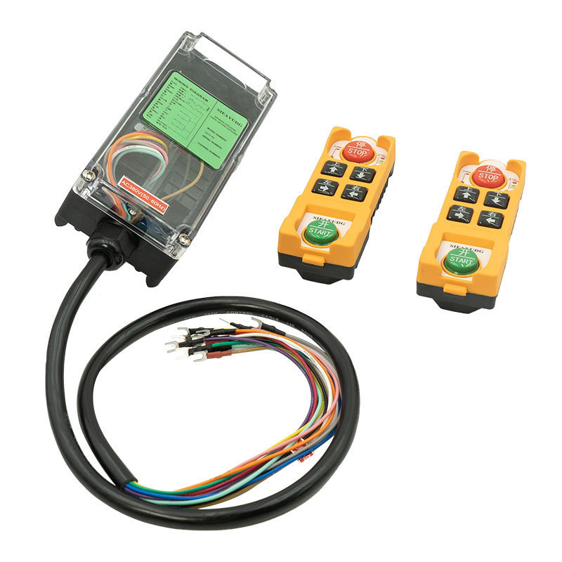 QZJX-4S 4 single buttons overhead crane electric hoist winch lifting handing industrial radio wireless remote control