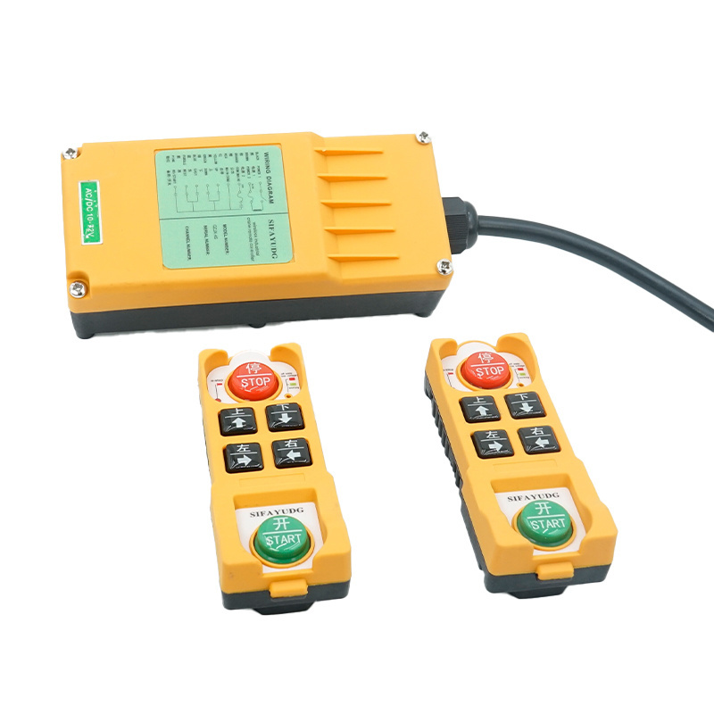 QZJX-4S 4 single buttons overhead crane electric hoist winch lifting handing industrial radio wireless remote control