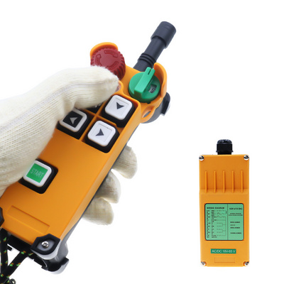 F24-4D Factory price 433mhz universal industrial wireless crane remote control rf 1 transmitter and 1 receiver