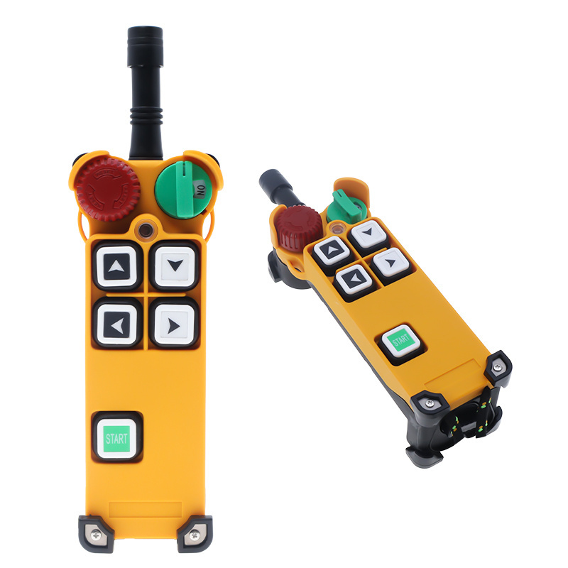 F24-4D Factory price 433mhz universal industrial wireless crane remote control rf 1 transmitter and 1 receiver