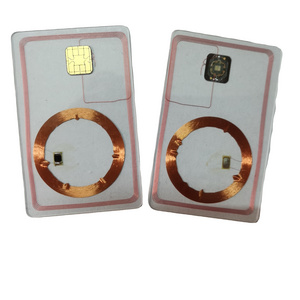 High Quality UV printing Transparent window polycarbonate card with JSCB Chip NFC Card