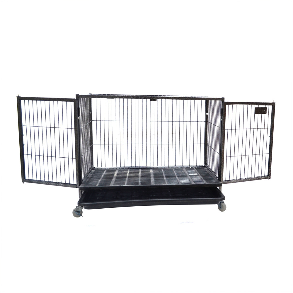 outdoor professional galvanized steel heavy duty iron dog metal kennels large runs pet dog cage crate cages carrier