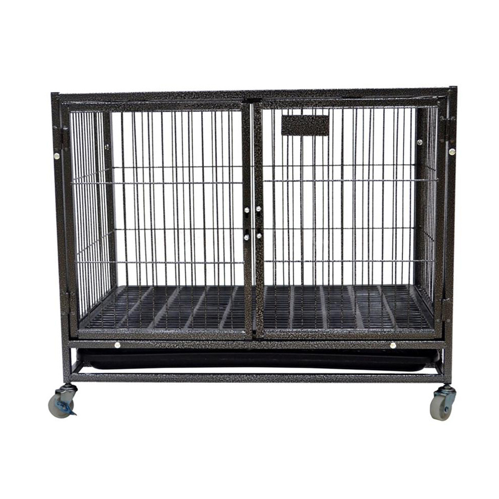 outdoor professional galvanized steel heavy duty iron dog metal kennels large runs pet dog cage crate cages carrier