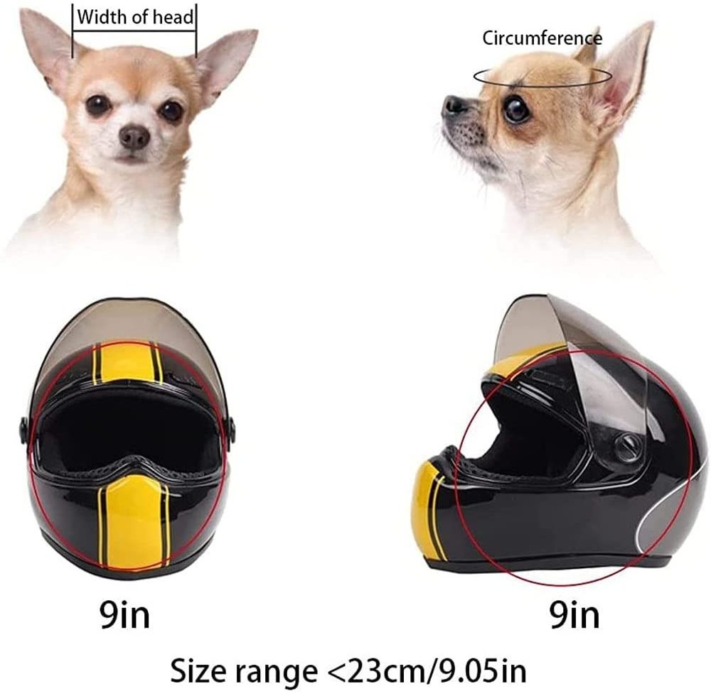 Mini Cute Pet Helmet Cat Dog Outdoor Motorcycle Helmet for Puppy Anti-Collision Hat Styling Photo Rabbit Decoration