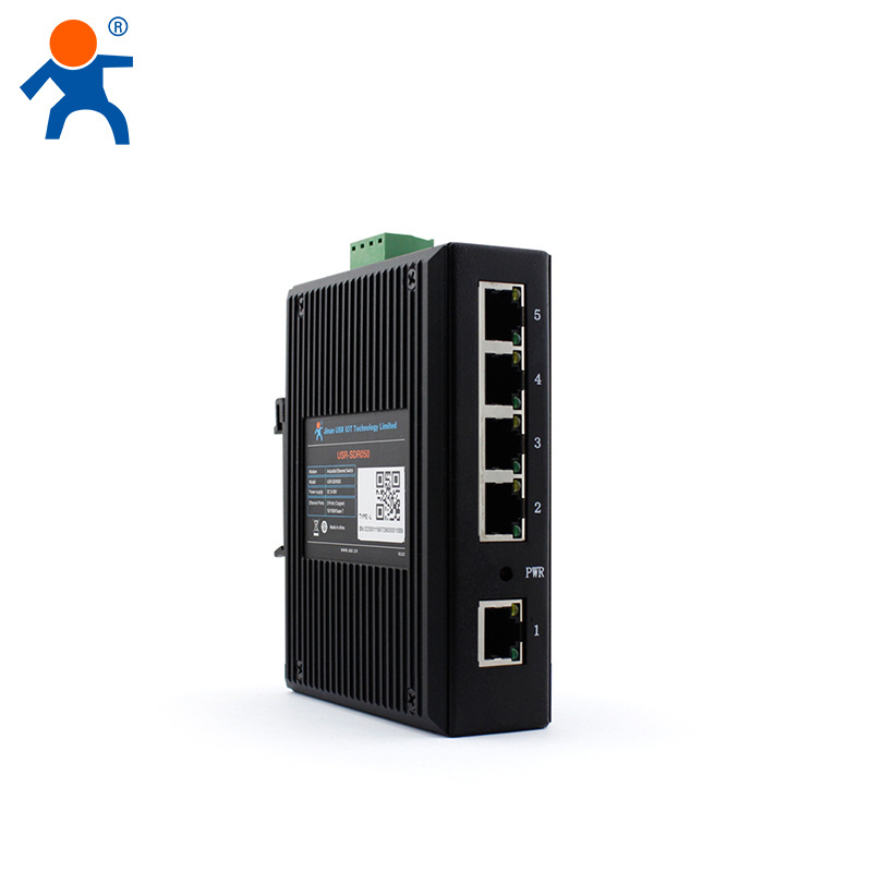 USR-SDR050-L 10/100M 5 Ethernet ports Industrial Ethernet Switch