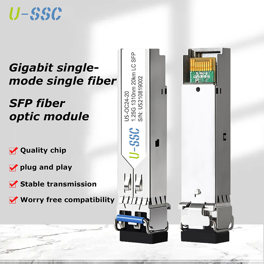 1000BASE-LX/LH SFP Transceiver optic fiber 1.25G 1310nm 20KM SMF transceiver module