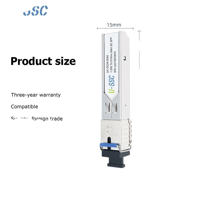 1.25G 20km SFP bidi SC 1.25Gb sfp transceiver module