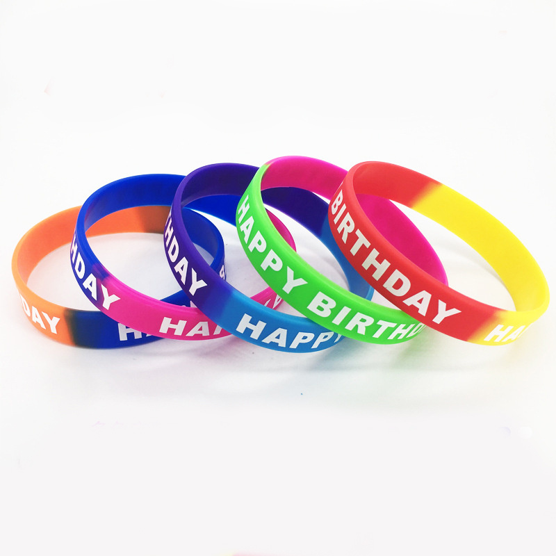 Wristband  Rubber Wrist Bands Custom Logo Band Printing Making Wristbands Writable Silicone