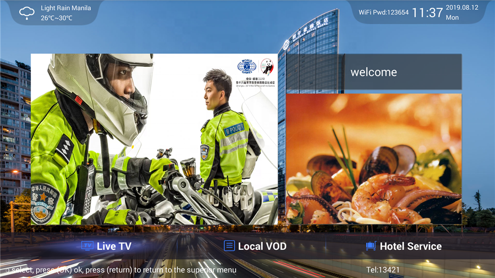 OTT Streaming Management Software LIVE VOD LAN IPTV Server