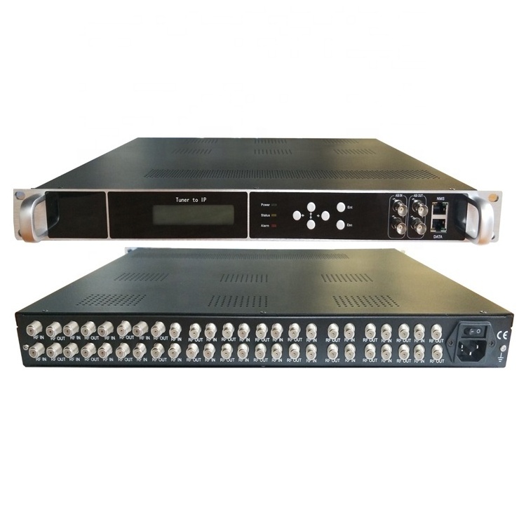 16RF Output IP to isdbt Modulator Digital IPTV to ISDBT IP/ASI to 16 carriers non-adjacent rf ISDB-T Modulator