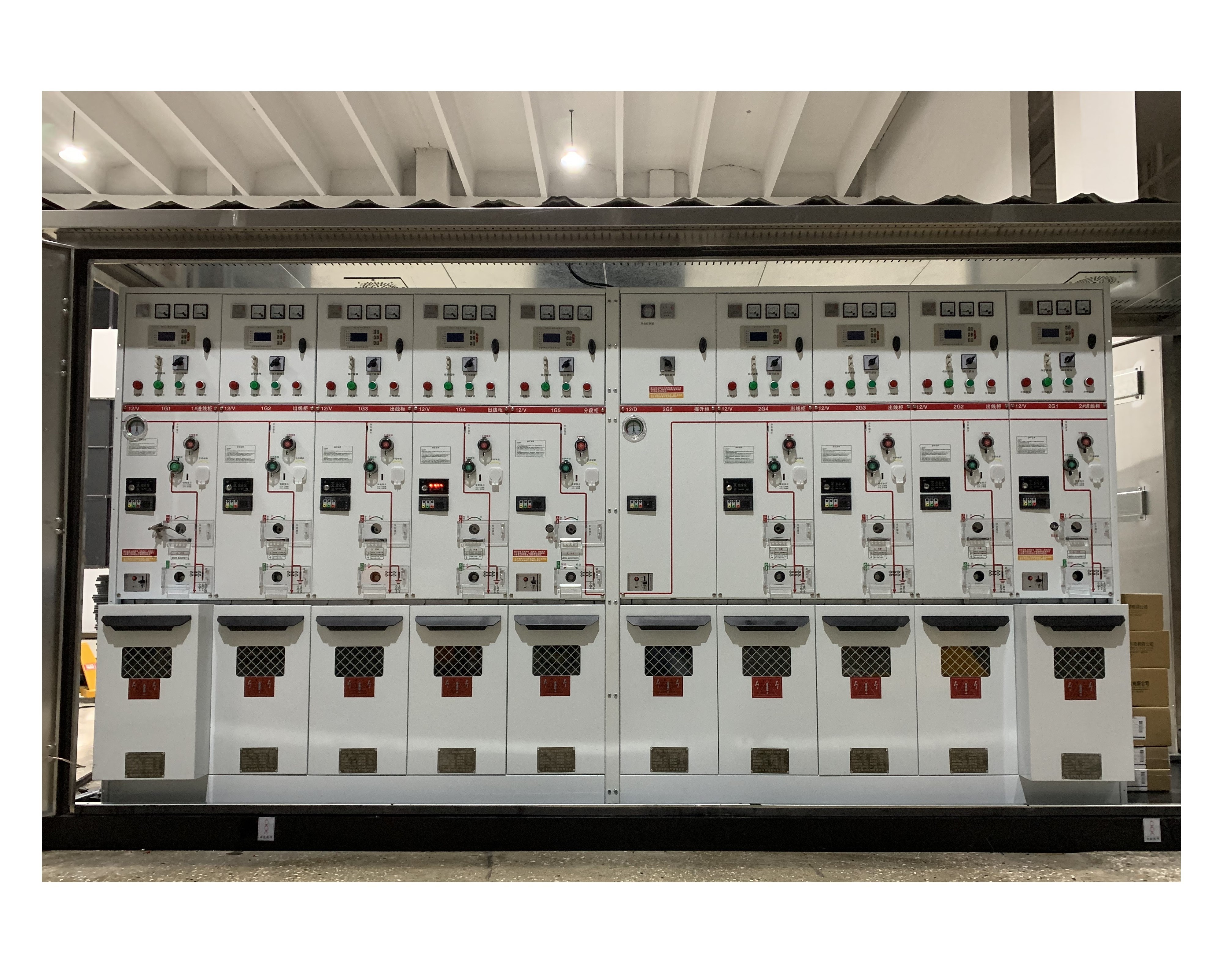 Substation rmu complete gas insulated switchgear SF6 gas insulated modular switchgear electrical substation equipments