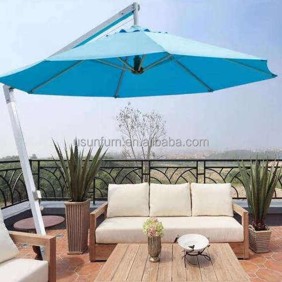 Garden Beach Straight Umbrella Base Outdoor Parasol Round Resin Stand For Backyard Poolside Lawn And Garden Granite Base