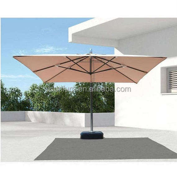 New Design Square Patio Large Lightweight Outdoor Umbrella Granite Base Accessory