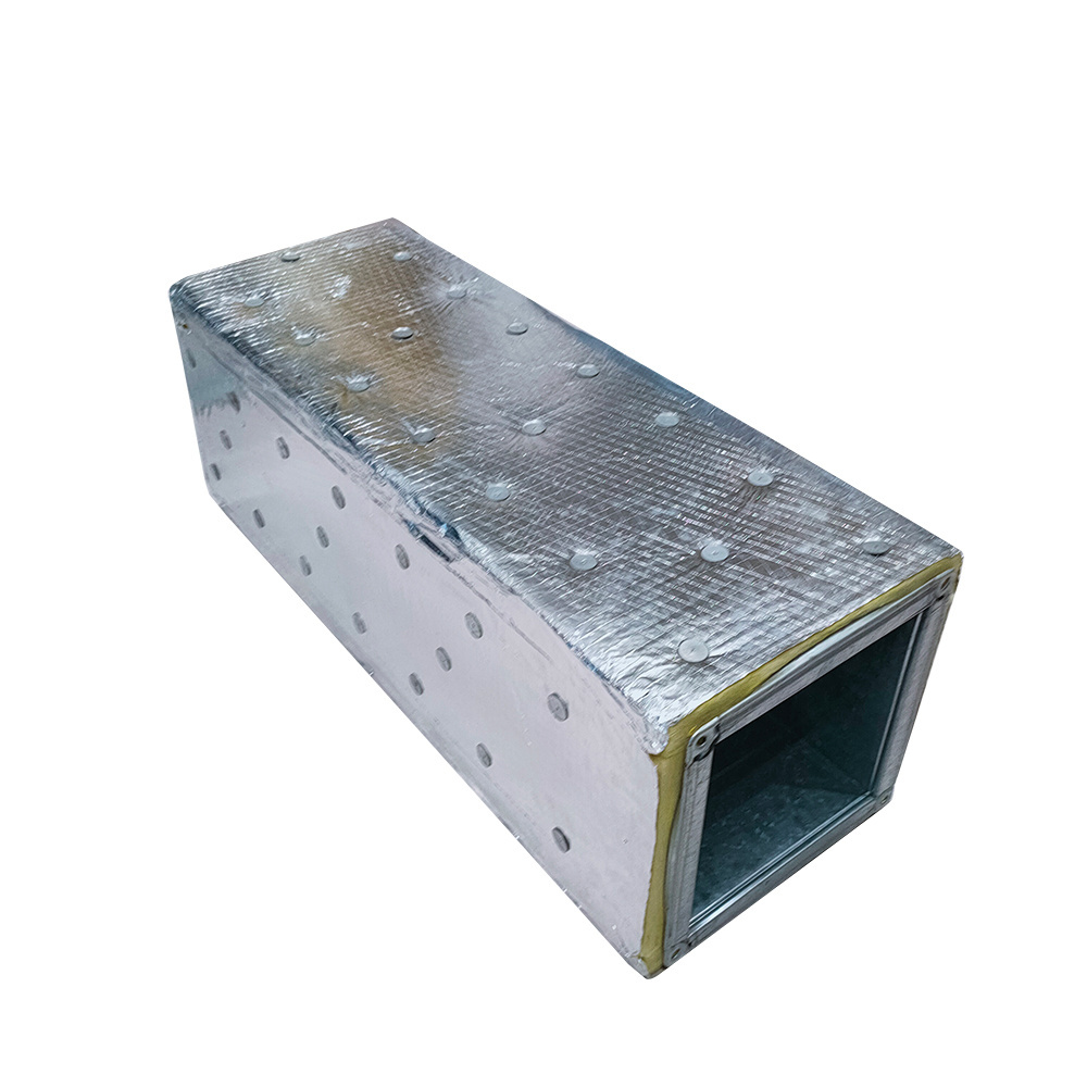 aluminum foil faced vapor barrier rigid fiberglass sheet for air duct insulation