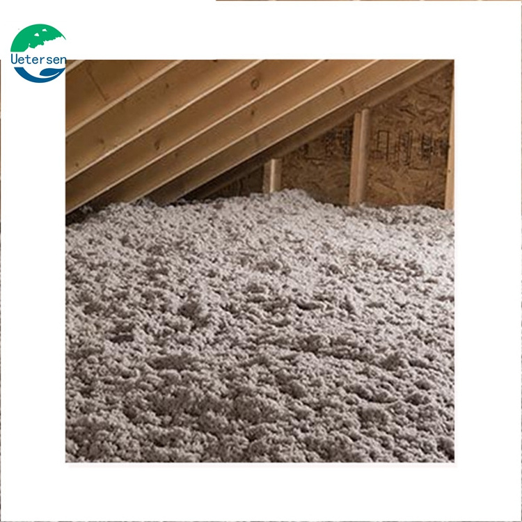 Loose filled fiberglass insulation blow-in fiber glass wool insulation for attic insulation