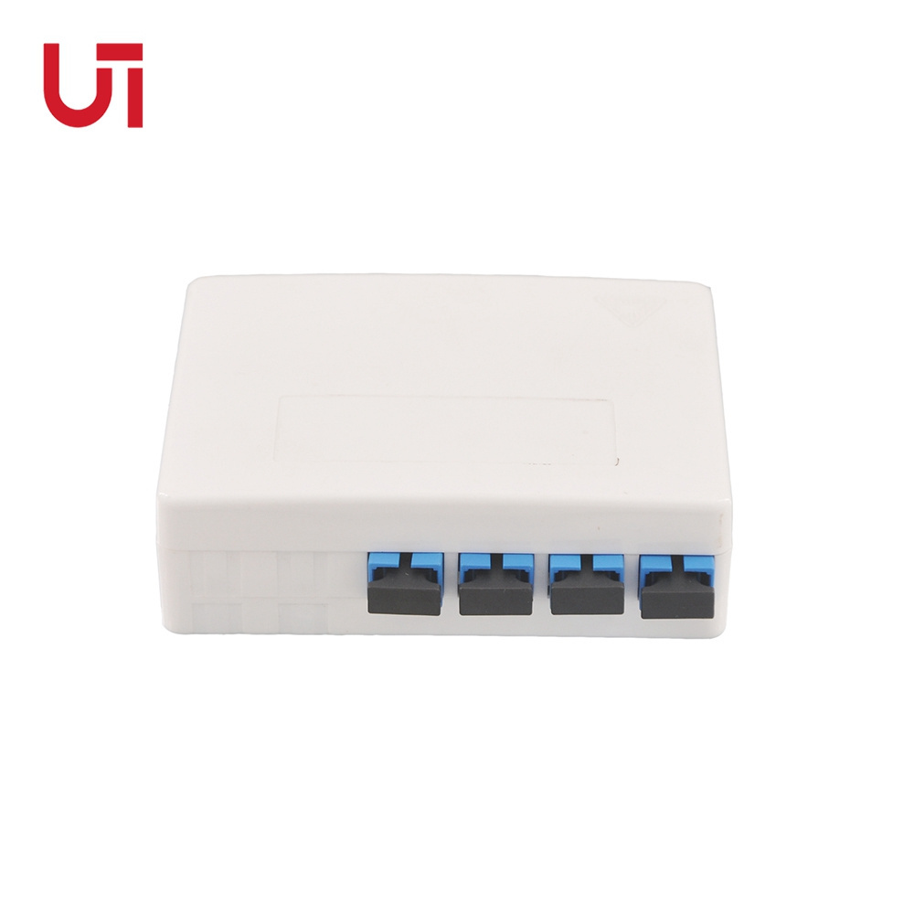 Factory Price FTTH Fiber Socket Panel 2 Ports CTO Box Optical SC Plastic Mini Fiber Terminal Box Wall Mount Odf Patch Panel