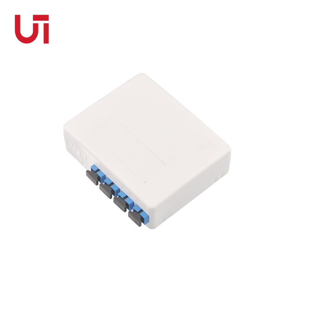 Factory Price FTTH Fiber Socket Panel 2 Ports CTO Box Optical SC Plastic Mini Fiber Terminal Box Wall Mount Odf Patch Panel