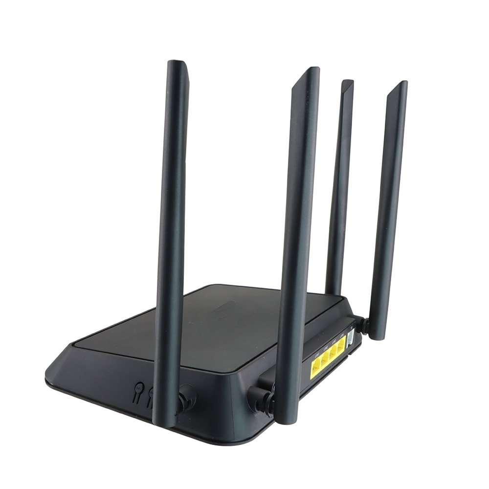 China Factory 4GE+1POTS+WIFI 2.4G&5.8G 3000Mbps XPON ONU AX3000 WIFI 6 Mesh Router ONU ONT