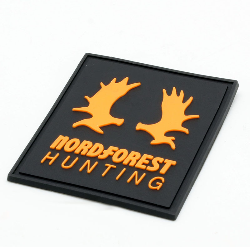 Eco-friendly Customized Embossed Logo Soft Silicone Label 3d Silicone Patch Heat Transfer Custom PVC Rubber Patch for clothing