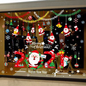 Factory Supplying Christmas Decoration Sticker Wall Window Sticker