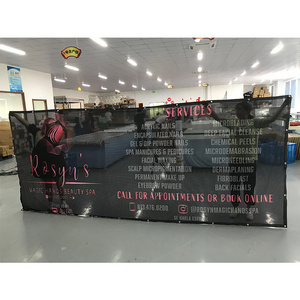 outdoor custom polyester scrim fabric mesh banner