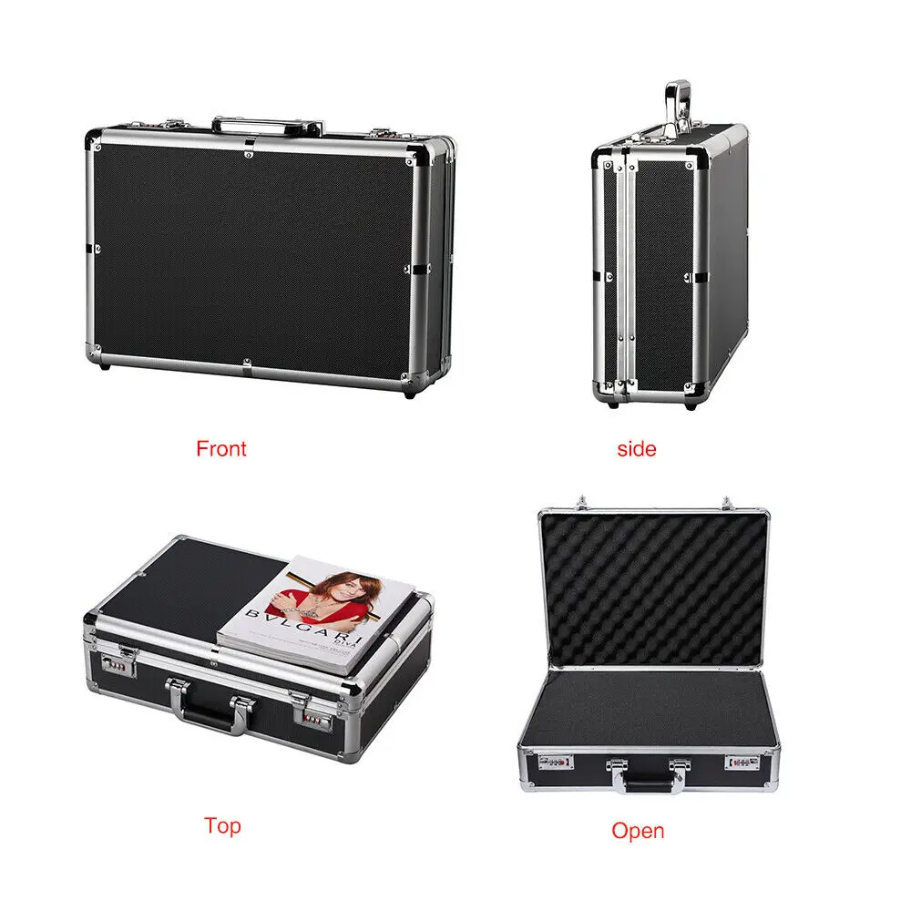 ick and Pluck Foam Aluminum Carrying Case Protects Electronics Tools Cameras and Equipment Aluminum Tool Case Aluminum Casing