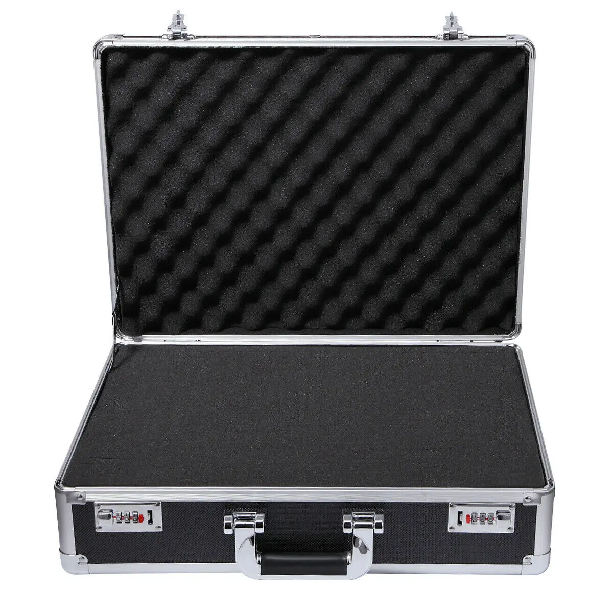 ick and Pluck Foam Aluminum Carrying Case Protects Electronics Tools Cameras and Equipment Aluminum Tool Case Aluminum Casing