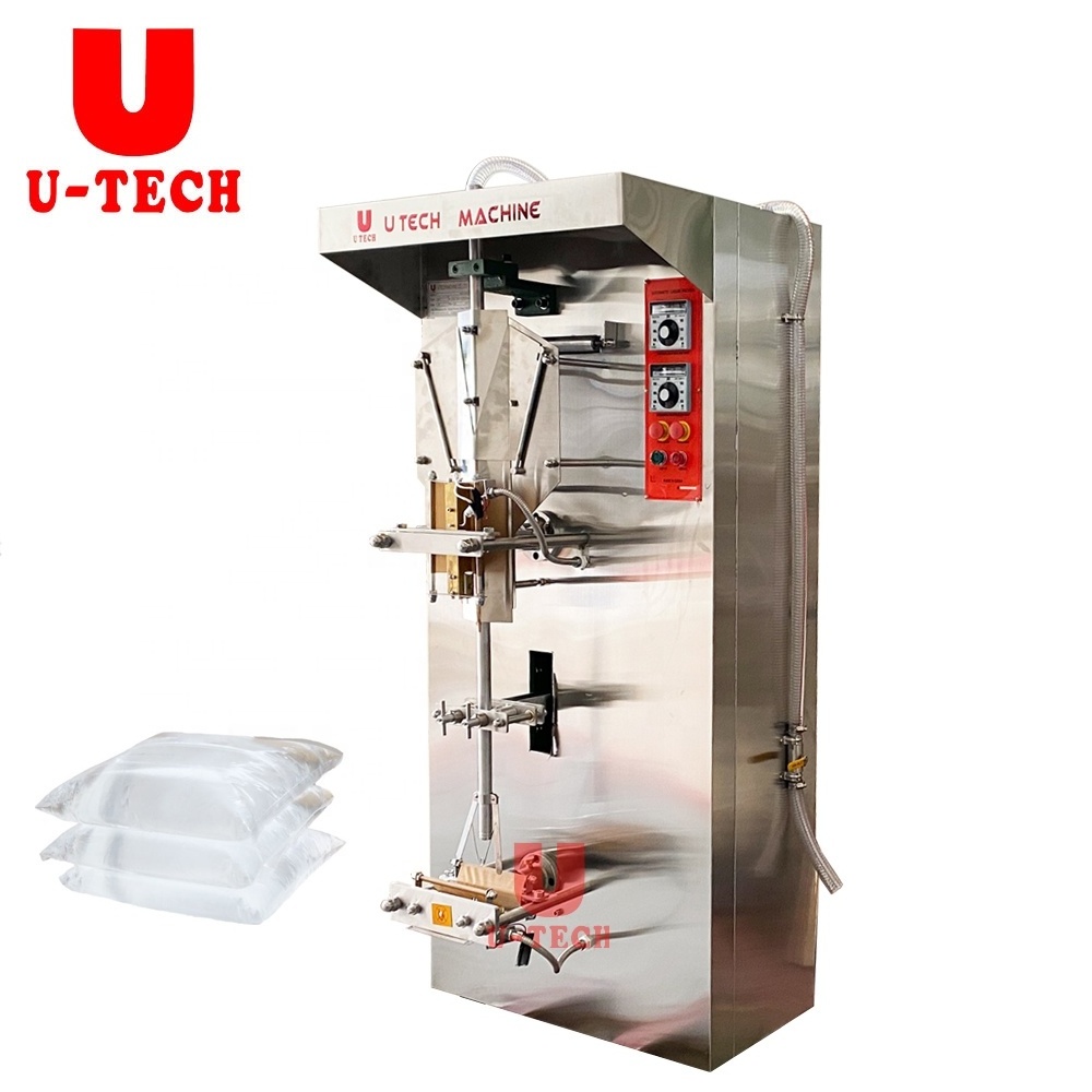 Full Automatic Bagging Form Fill Seal Sachet Water Drinking Pure Water Packing Machine / Liquid Filling Machine