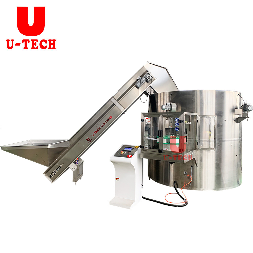 Full automatic plastic round PET PE bottle feeder arranging sorter bottle unscrambler machine