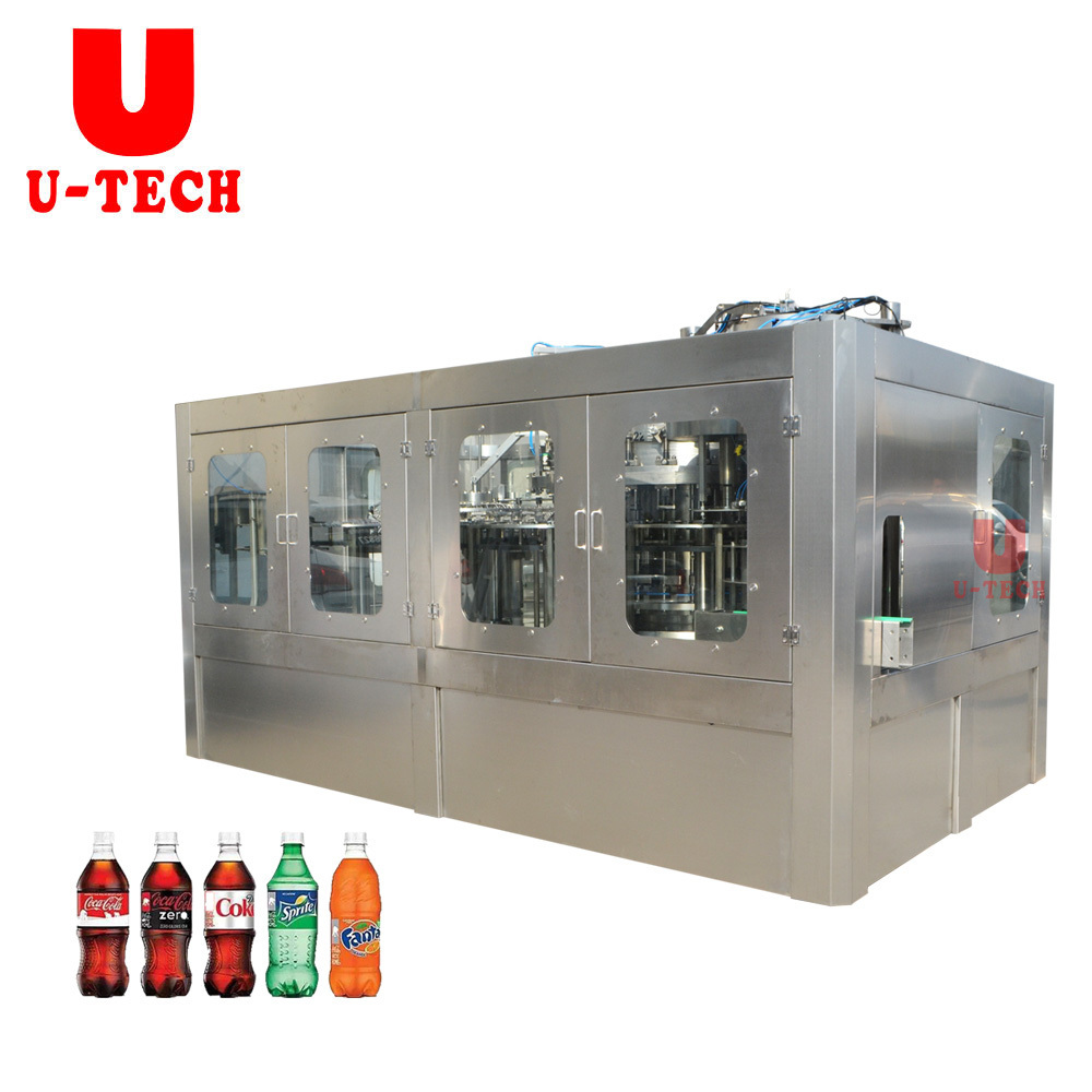 Small beverage energy drink soda soft carbonated Drink making filling bottling machine