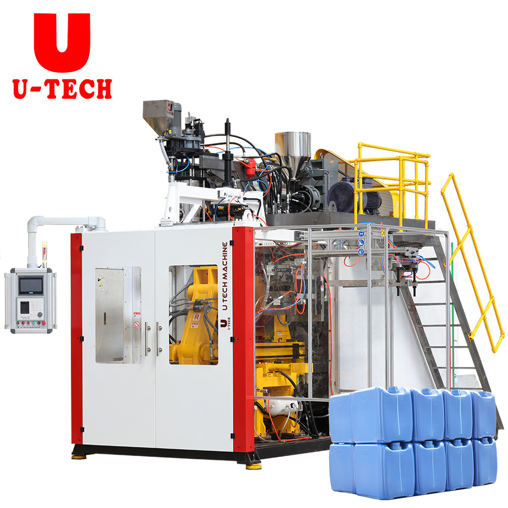 Auto 1L 4L 5L 20L PP HDPE Detergent Lubricating Oil Bottle Barrel Jerrycan Drum making Molding extrusion blow moulding machine