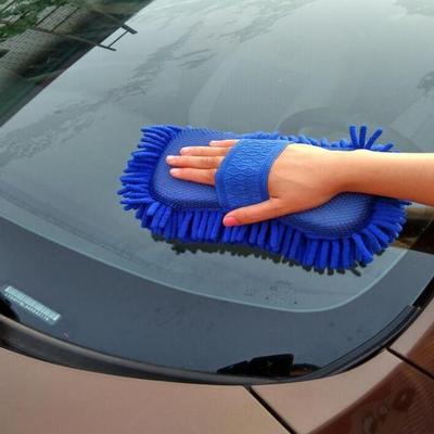 wholesale microfiber wash mitt cleaning sponge for auto car care