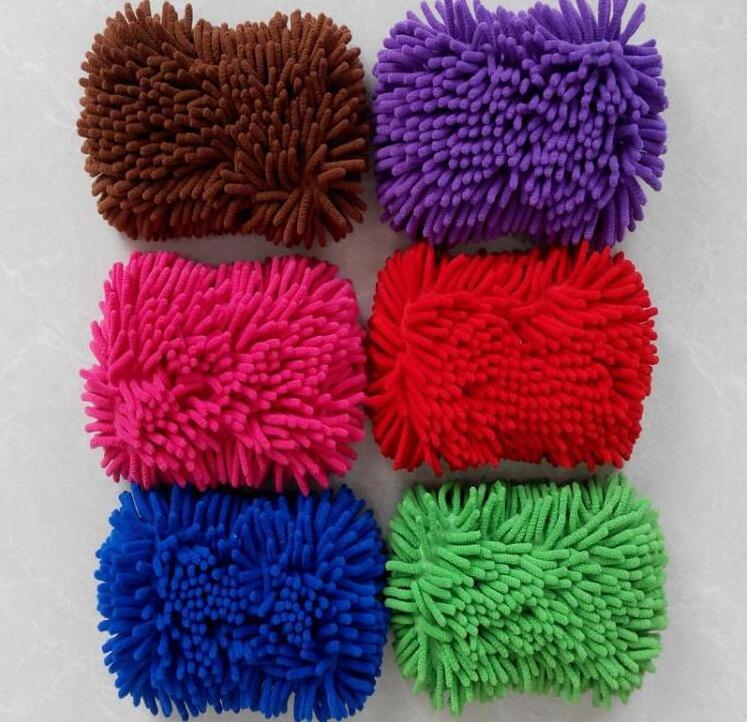 wholesale microfiber wash mitt cleaning sponge for auto car care