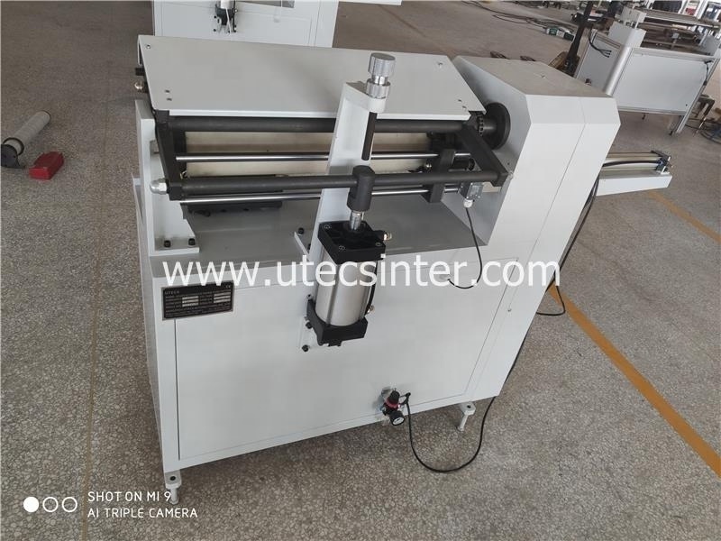 UC600 3 inch Automatic Paper Core converting machine, automatic push out kraft paper pipe tube cutter