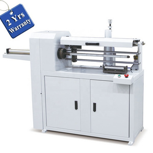 UC600 3 inch Automatic Paper Core converting machine, automatic push out kraft paper pipe tube cutter