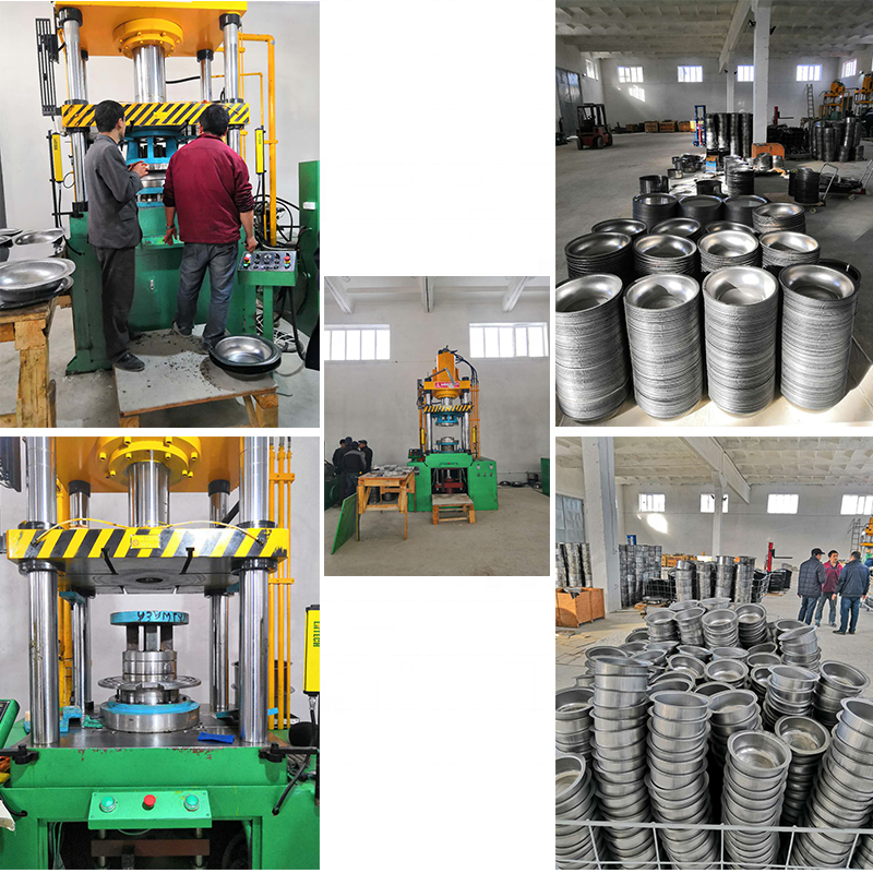 Sunglory Cookpot Hydraulic Press Machine Four Column Hydraulic Press Machine Utensil Pressing Forming Stainless Steel Cookware