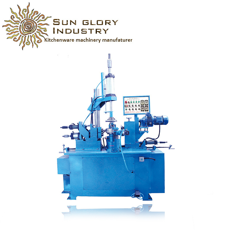 Sun Glory Automatic Utensil Cookware Trimming and Beading Machine