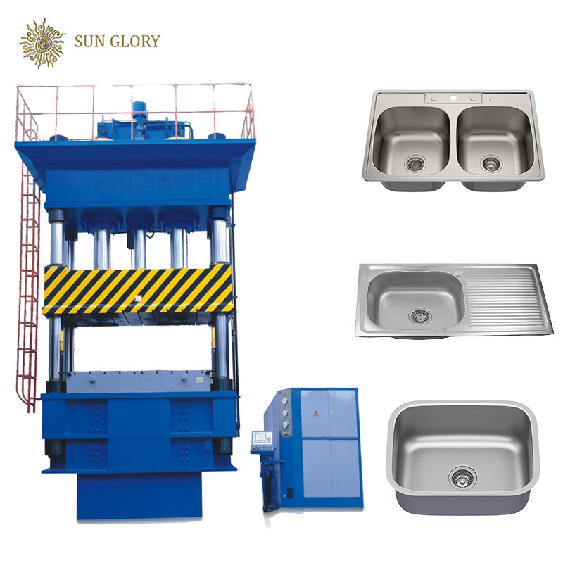 Stainless Steel Cookware Production Line Kitchen Sink Press Making Manufacturing Machine