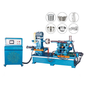 Stainless steel pot satin finish machine