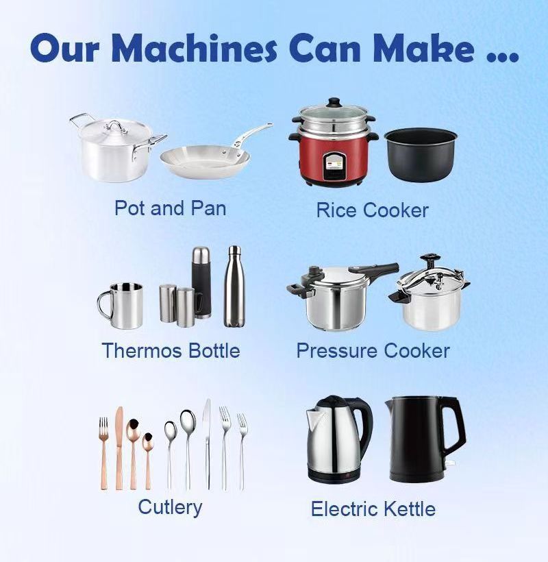 Stainless Steel Cookware Production Line Kitchen Sink Press Making Manufacturing Machine