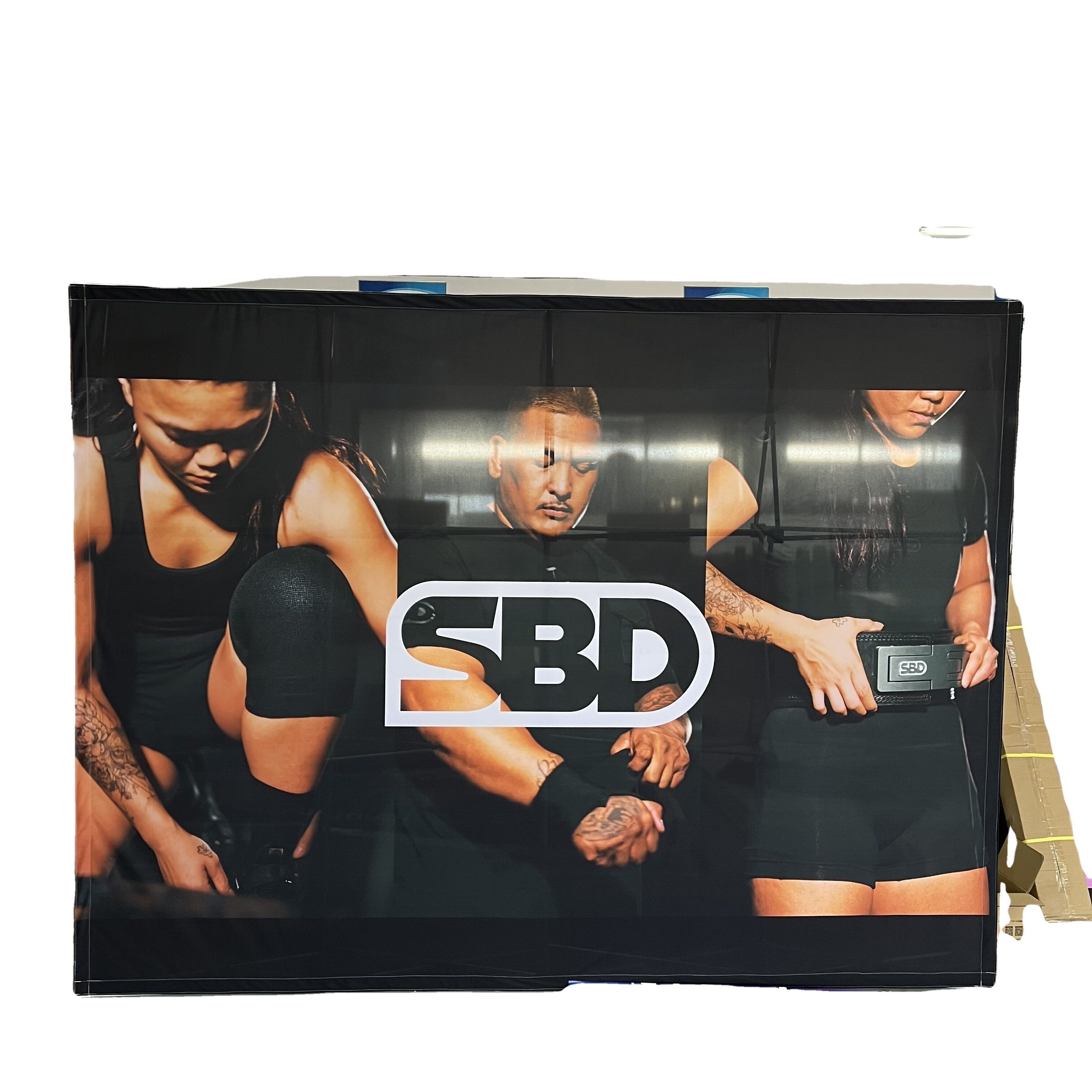 Straight Aluminum Frame Fabric Banner Trade Show Backdrop Wall 10FT Pop up display