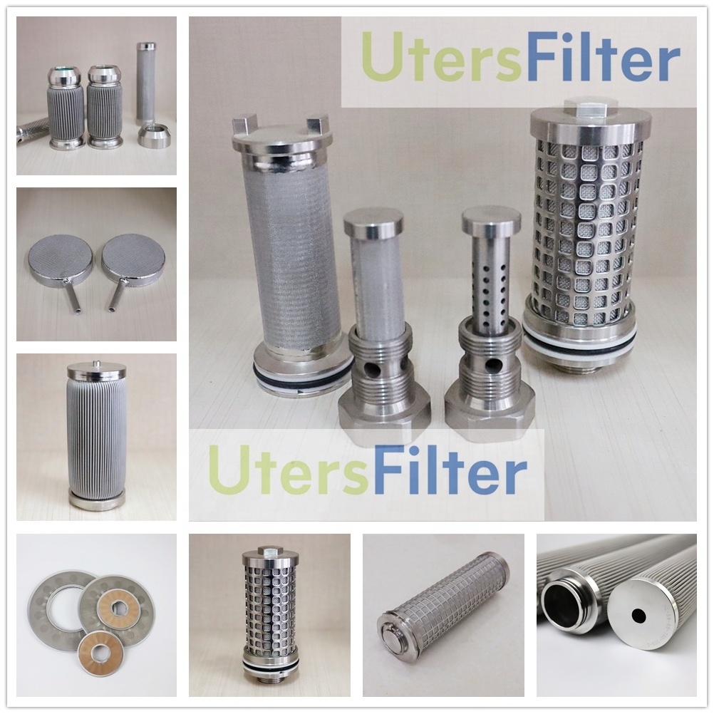 UTERS Hydraulic lubricating oil removing impurities filter element Hydraulic Pleated Filter Cartridge